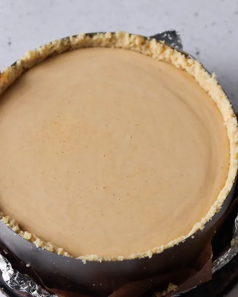 Cheesecake alla Zucca con Latte di Cocco