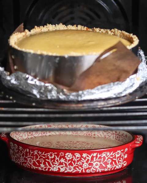 Cheesecake alla Zucca con Latte di Cocco